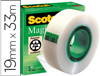 Cinta adhesiva Scotch Magic 33m.x19 mm.